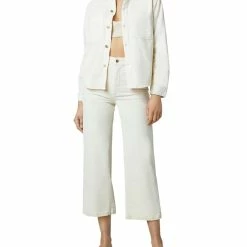 DL1961 Hepburn Womens Corduroy Cropped Wide Leg Jeans