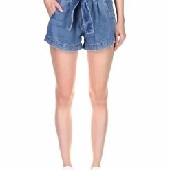 DL1961 Camile Womens High Waist Medium Wash Denim Shorts