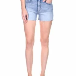 DL1961 Cecilia Womens Raw Hem High Rise Denim Shorts