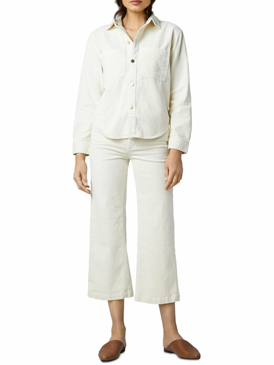 DL1961 Womens Corduroy Ribbed Button-Down Top 1 DL1961 Womens Corduroy Ribbed Button-Down Top
