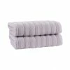 Enchante Home Vague Turkish Cotton 2 pcs Bath Towels