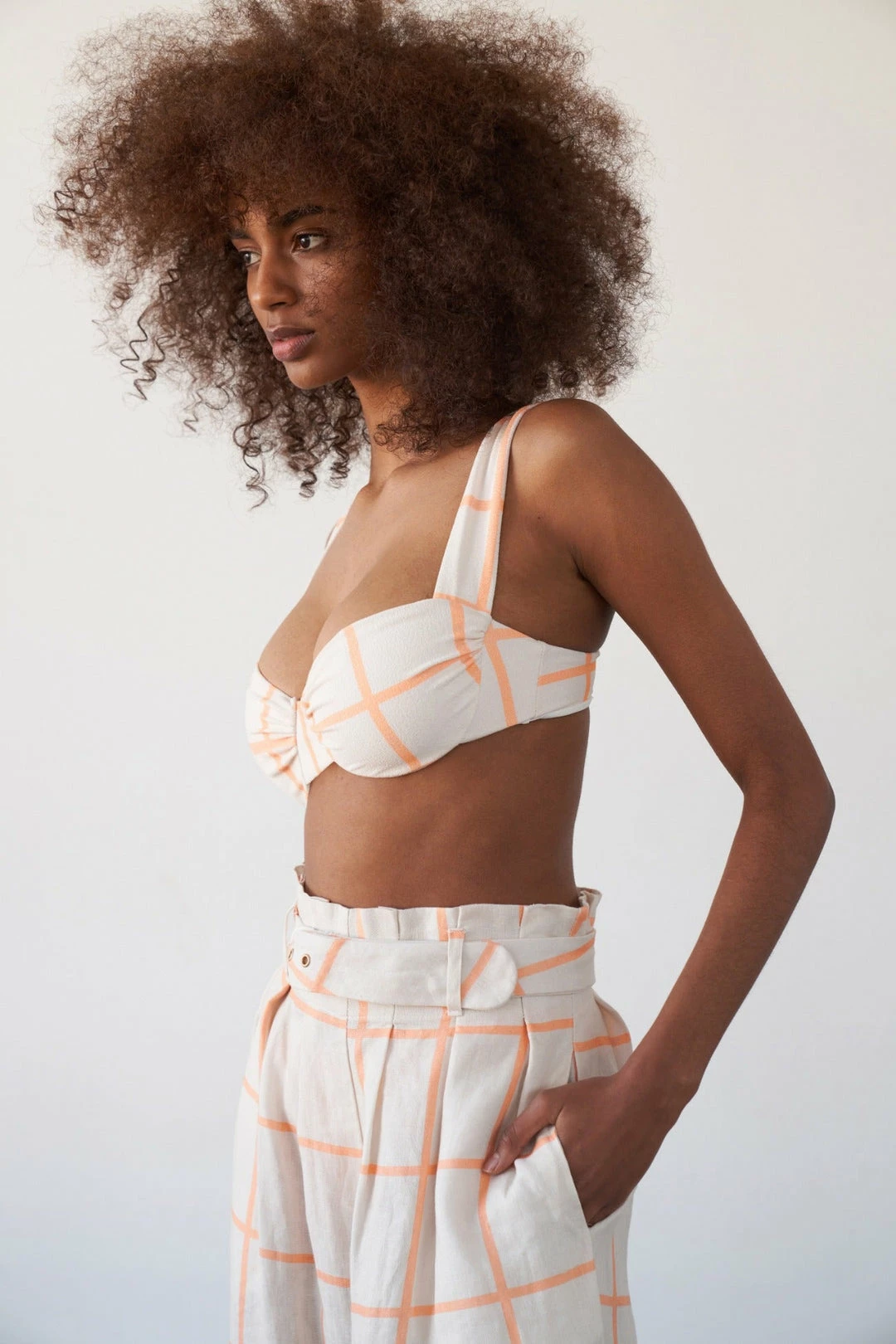 Revel Rey women Pheobe Pant-Ettero Geo Linen 3 Revel Rey women Pheobe Pant-Ettero Geo Linen - Image 3