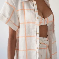 Revel Rey women Short Sleeve Sasha Shirt-Ettero Geo Linen 6 Revel Rey women Short Sleeve Sasha Shirt-Ettero Geo Linen -Enchante Home Shop 1c49b4acee66485084f2d7fb65ab8895 f83d48aa c012 4a18 99a5 8d3cabbff1c3 1080x