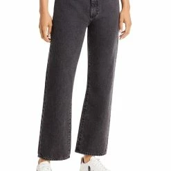 DL1961 Womens High Rise Distressed Ankle Jeans