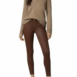 DL1961 Womens Denim Coated Skinny Jeans