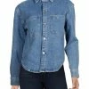 DL1961 Zita Womens Casual Button Front Denim Shirt