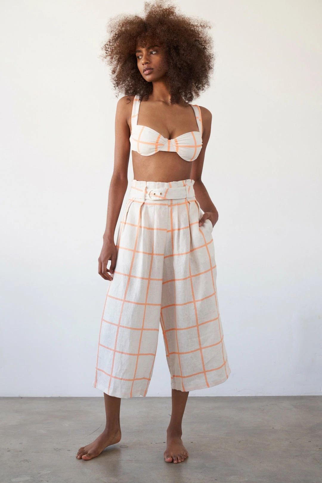 Revel Rey women Pheobe Pant-Ettero Geo Linen 1 Revel Rey women Pheobe Pant-Ettero Geo Linen