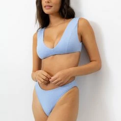 Revel Rey women Abigail Top-Seine Blue Snake