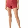 DL1961 Cleo Womens Frayed Hem High Rise Cutoff Shorts