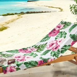 Enchante Home Floral Turkish Cotton Beach Towels