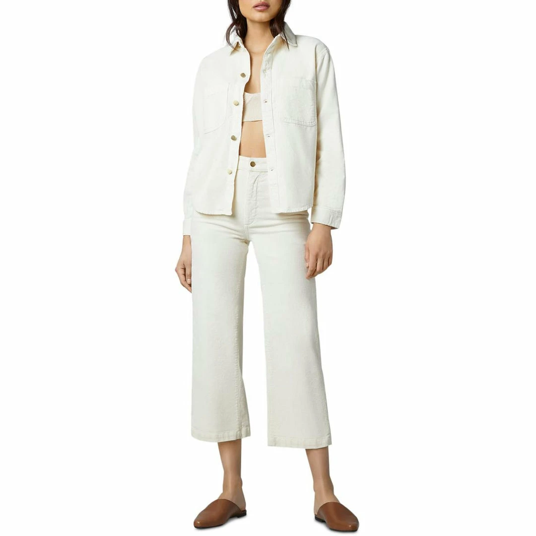 DL1961 Zita Womens Collared Pocket Button-Down Top 2 DL1961 Zita Womens Collared Pocket Button-Down Top - Image 2