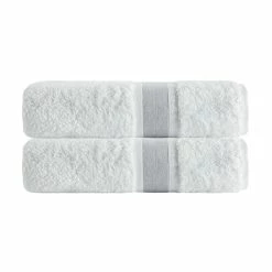 Enchante Home Unique Turkish Cotton 2 pcs Bath Towels