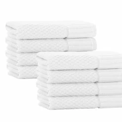 Enchante Home Timaru Turkish Cotton 8 pcs Hand Towels