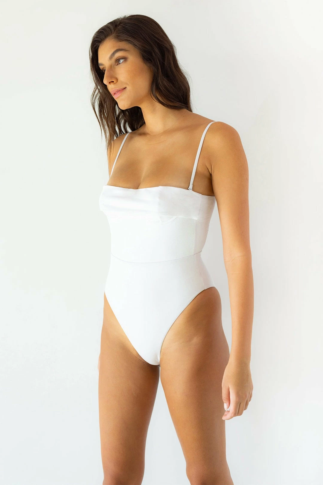 Revel Rey women Ezra One Piece-Iridescent White Lurex 1 Revel Rey women Ezra One Piece-Iridescent White Lurex