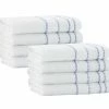Enchante Home Monroe Turkish Cotton 8 pcs Wash Towels