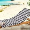 Enchante Home Black Chain Turkish Cotton Beach Towels