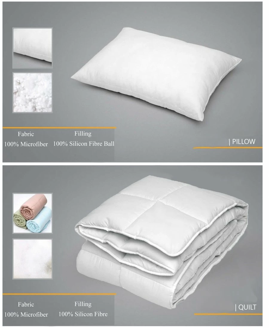 Enchante Home Down Alternative Microfiber 2 pcs Pillow 4 Enchante Home Down Alternative Microfiber 2 pcs Pillow - Image 4