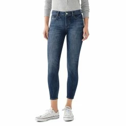 DL1961 Florence Womens Mid-Rise Skinny Cropped Jeans