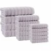 Enchante Home Vague Turkish Cotton 16 pcs Towel Set