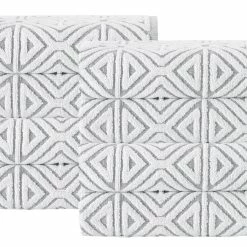 Enchante Home Glamour Turkish Cotton 8 pcs Hand Towels
