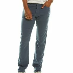 men DL1961 Russel Stone Blue Slim Straight Jean