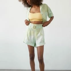 Revel Rey women Nina Top-Sorbet Linen