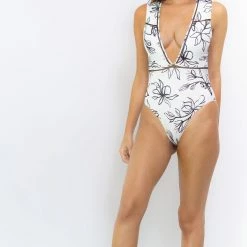 Revel Rey women Adele One Piece-Noir Floral