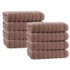 Enchante Home Vague Turkish Cotton 8 pcs Hand Towels