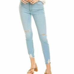 women DL1961 Farrow Dark Indigo High-Rise Ankle Jean