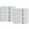 Enchante Home Unique Turkish Cotton 8 pcs Wash Towels
