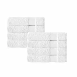 Enchante Home Kansas Turkish Cotton 8 pcs Hand Towels