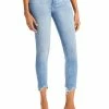 DL1961 Florence Womens Cropped Sharkbite Skinny Jeans