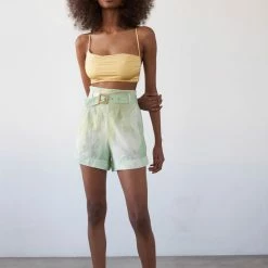 Revel Rey women Tessa Short-Sorbet Linen