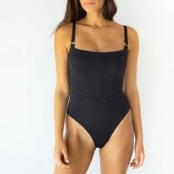 Revel Rey women Hunter One Piece- Black Snake
