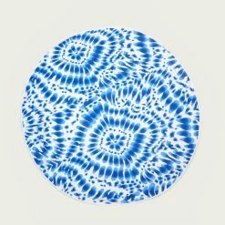 Enchante Home Indigo Round Turkish Beach Towel