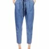 DL1961 Susie Womens Belted Distressed Tapered Leg Jeans