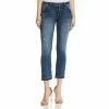 DL1961 Lara Womens Denim Distressed Bootcut Jeans