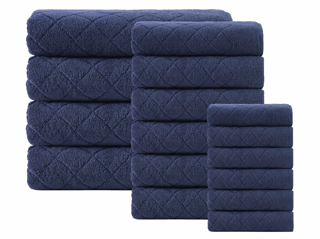 Enchante Home Gracious Turkish Cotton 16 pcs Towel Set 1 Enchante Home Gracious Turkish Cotton 16 pcs Towel Set