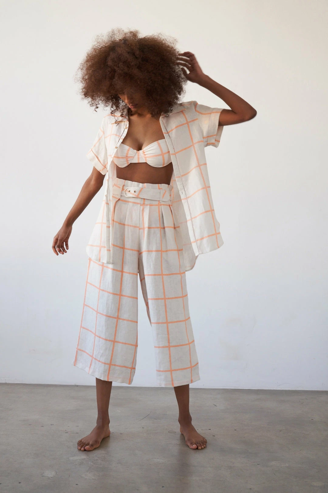 Revel Rey women Pheobe Pant-Ettero Geo Linen 2 Revel Rey women Pheobe Pant-Ettero Geo Linen - Image 2