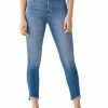 DL1961 Womens High Rise Denim Skinny Crop Jeans