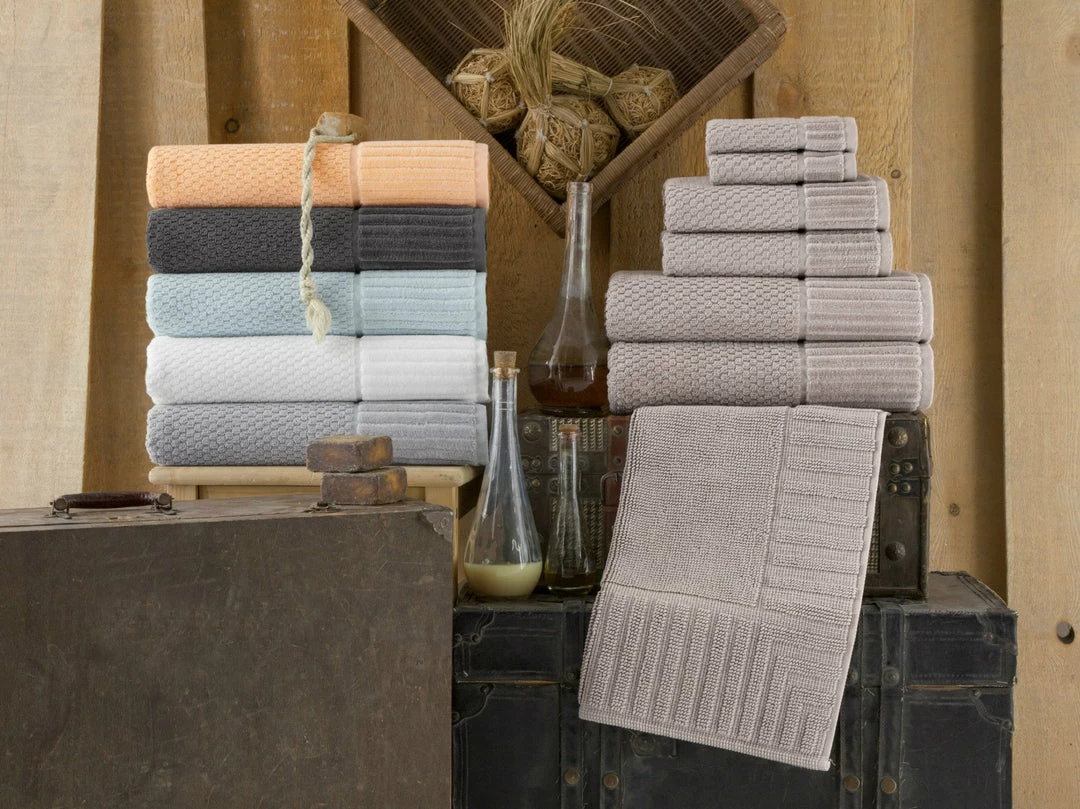 Enchante Home Timaru Turkish Cotton 2 pcs Bath Mats 2 Enchante Home Timaru Turkish Cotton 2 pcs Bath Mats - Image 2