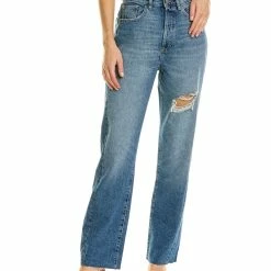 women DL1961 Emilie Bedford Blue Straight Jean