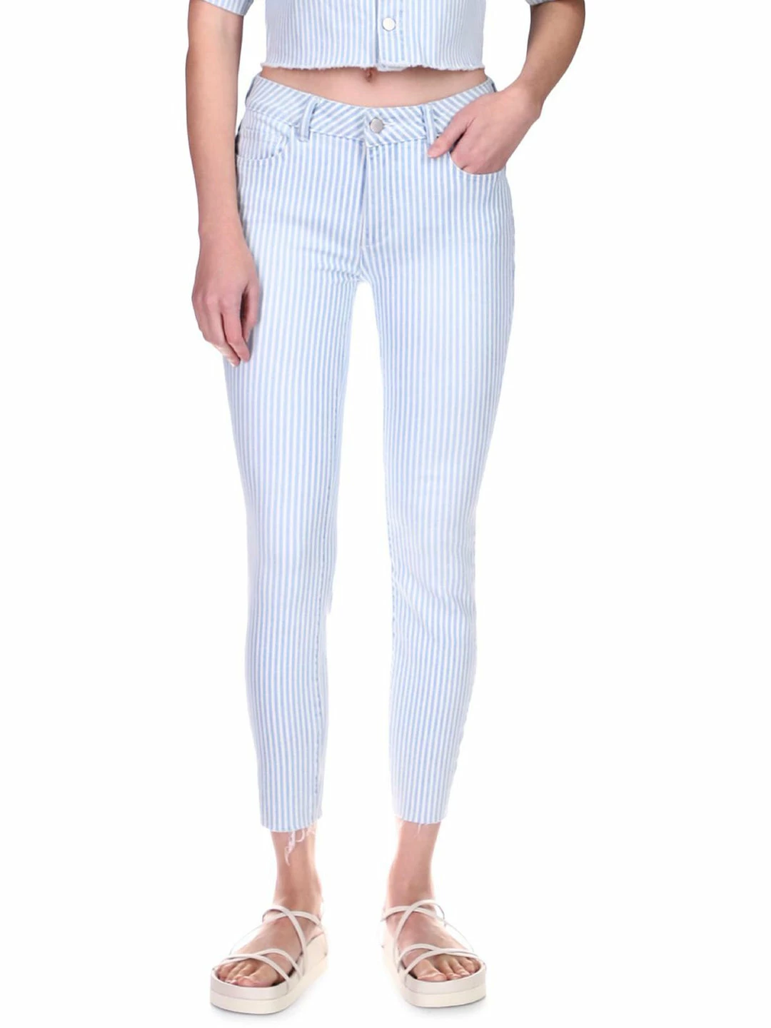 DL1961 Florence Womens Denim Cropped Skinny Jeans 1 DL1961 Florence Womens Denim Cropped Skinny Jeans