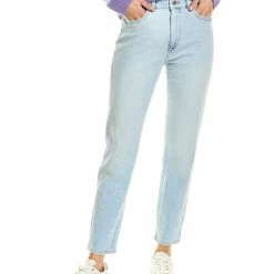 women DL1961 Bella Light Jet Stream Straight Jean
