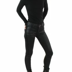 DL1961 Womens Denim Coated Skinny Jeans