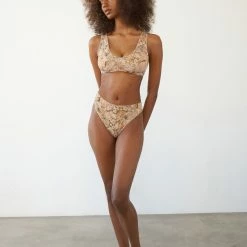 Revel Rey women Alice Bottom-Meadow Bloom Lurex